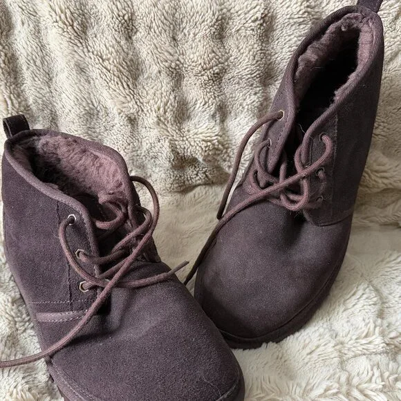 Mens Ugg NeumelBoots Dark Brown Size 11